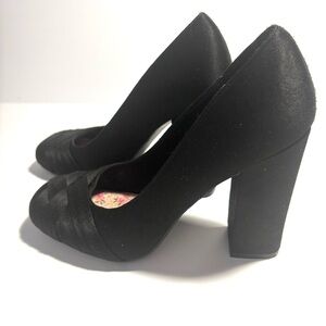 Rocket Dog Black Women’s Block, Chunky Heel Pumps, Sz 9